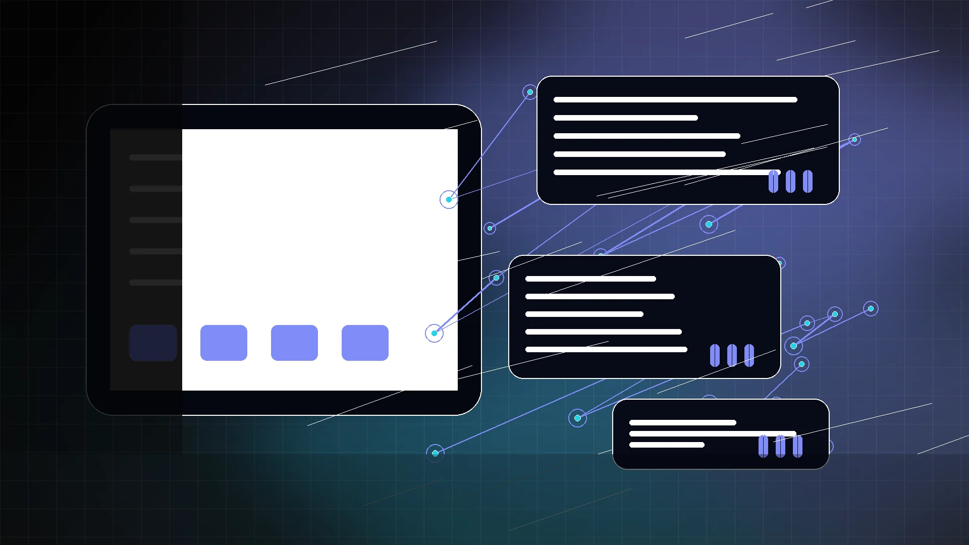 Printout Backend | Laravel REST API Backend platform banner showing the project interface in a TRAFFODATA cinematic operations frame
