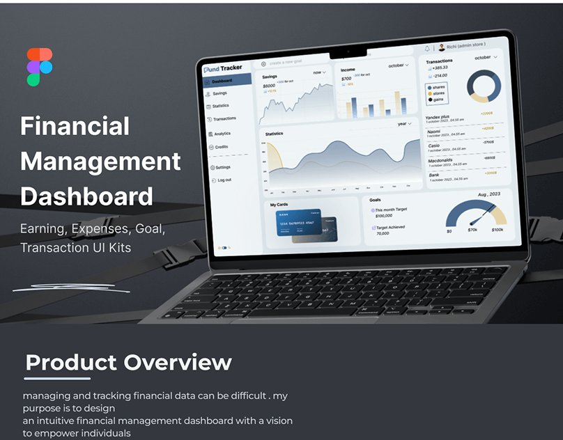 Financial Dashboard preview