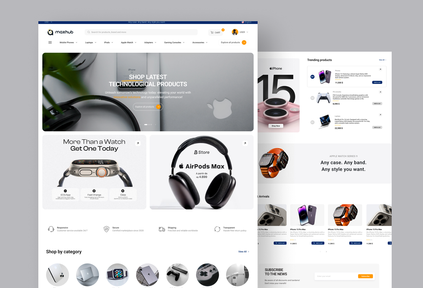 Max Hub E-Commerce preview