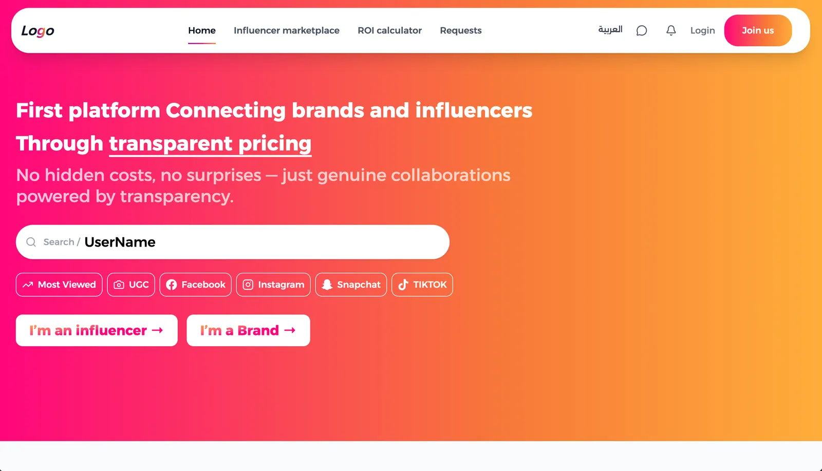 IGC (Influencer & UGC Campaign Platform) preview