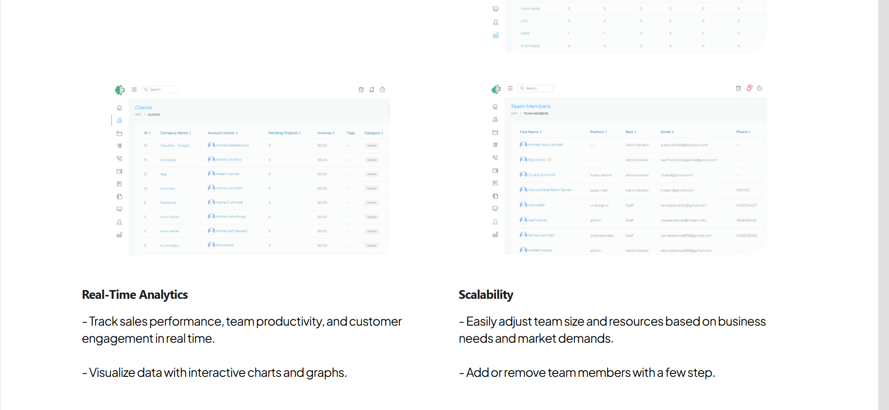 Out Seller landing page project media 2